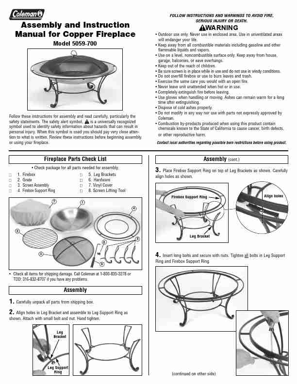 Coleman Outdoor Fireplace 5059-700-page_pdf